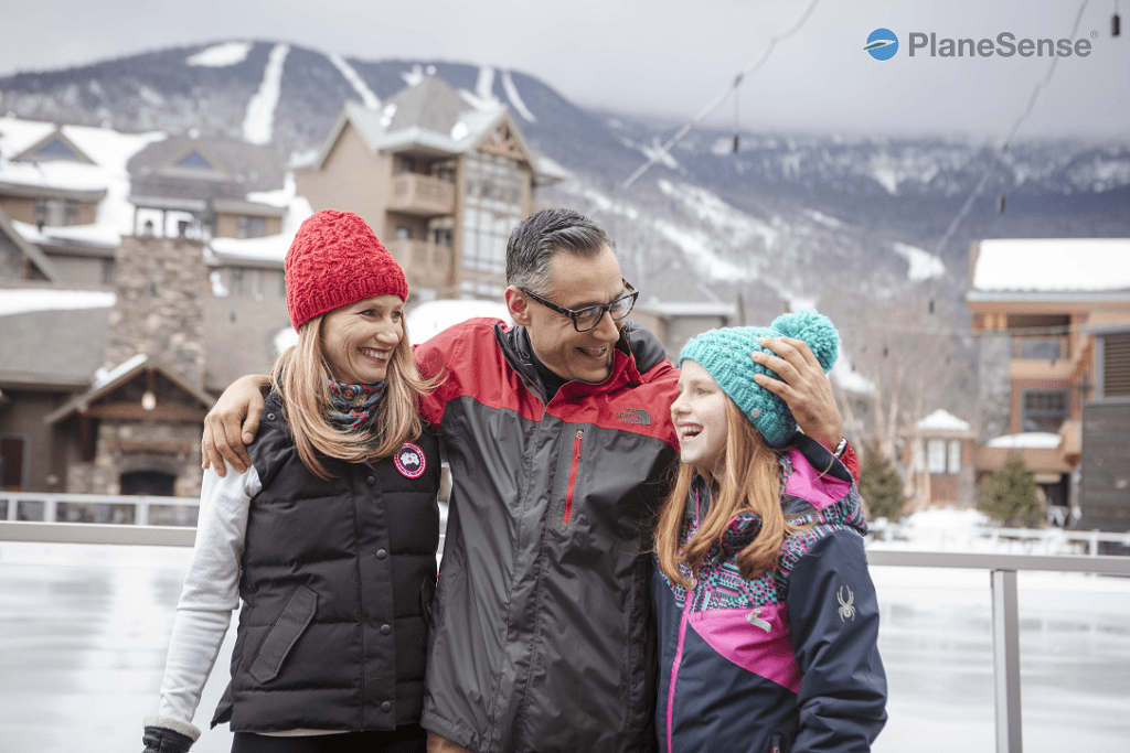 Family fun at Spruce Peak Lodge.